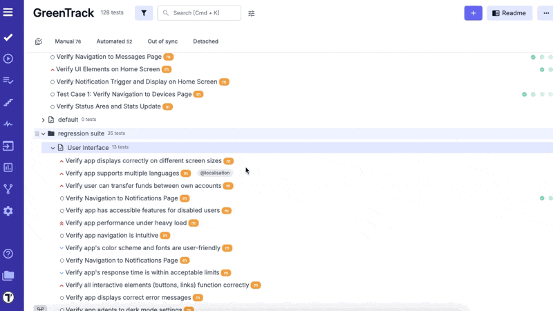 Alt Move tests button